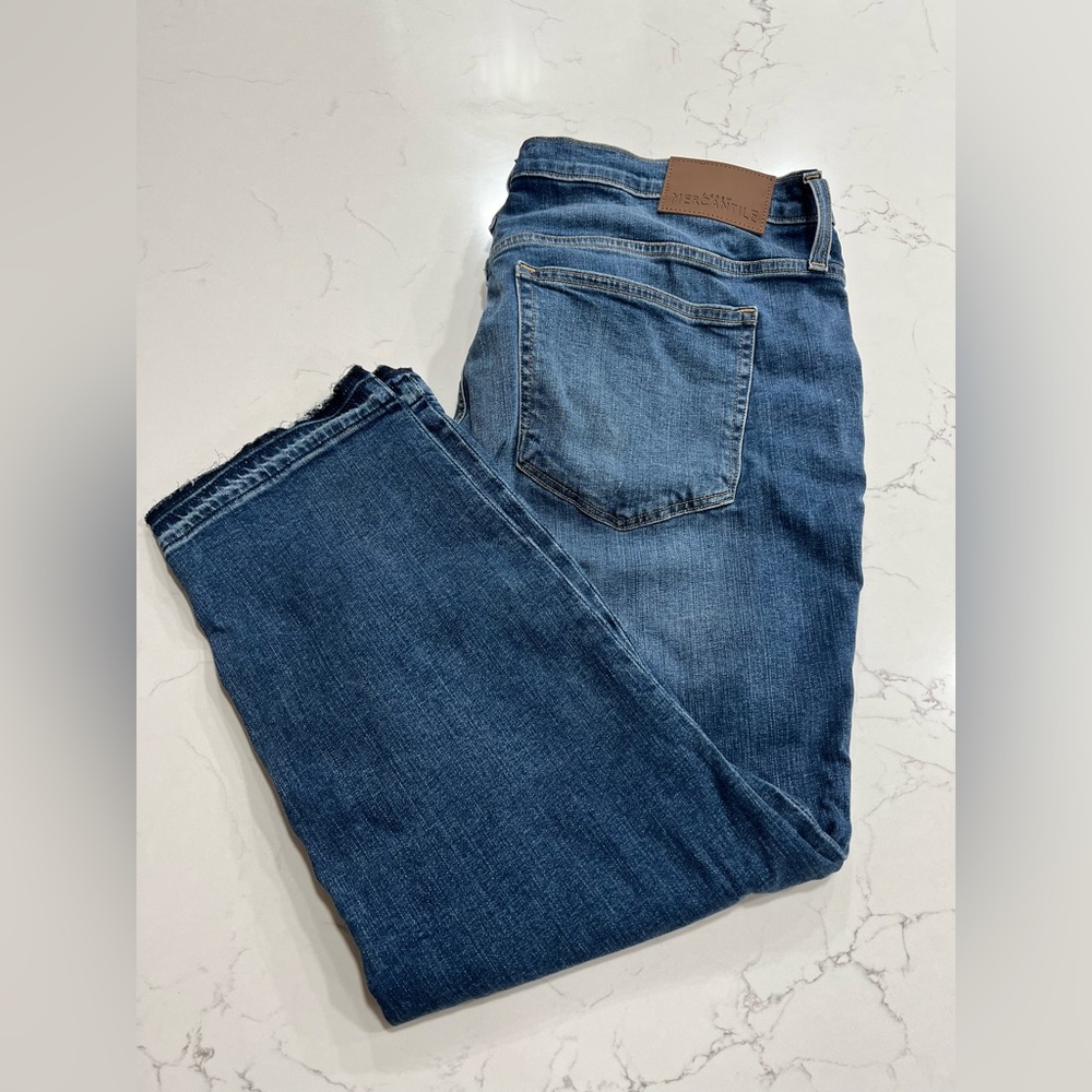 NEW Distressed J. Crew Mercantile Slim Boyfriend Jeans